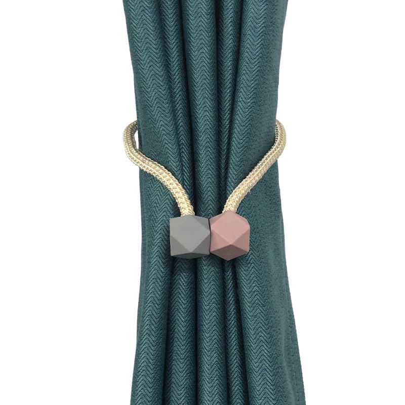 Magnetic Bucklesimple and Luxurious Magnetic Curtain Buckle Creative Binding Strap Binding Rope Folding Strap Binding