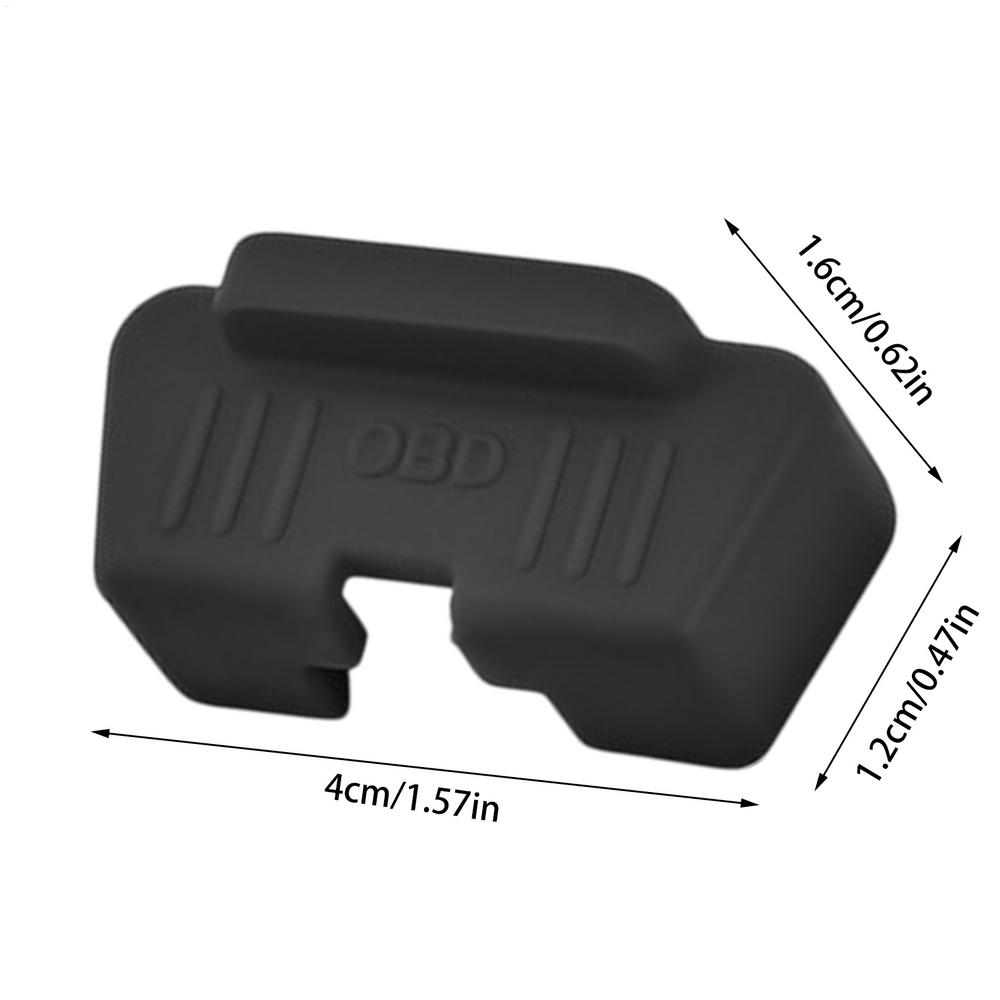 OBD Cover Lock Waterproof Vehicles Lid OBD Protector Silicone Protective Sleeve Car OBD silicone protective cover