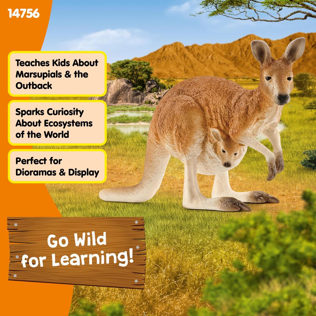 Schleich Wildlife Kangaroo Figure 14756