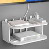 Punch-Free Router Storage Rack Wall Mount Set-Top Box Storage Organizer Wifi Hanging Shelf  Home
