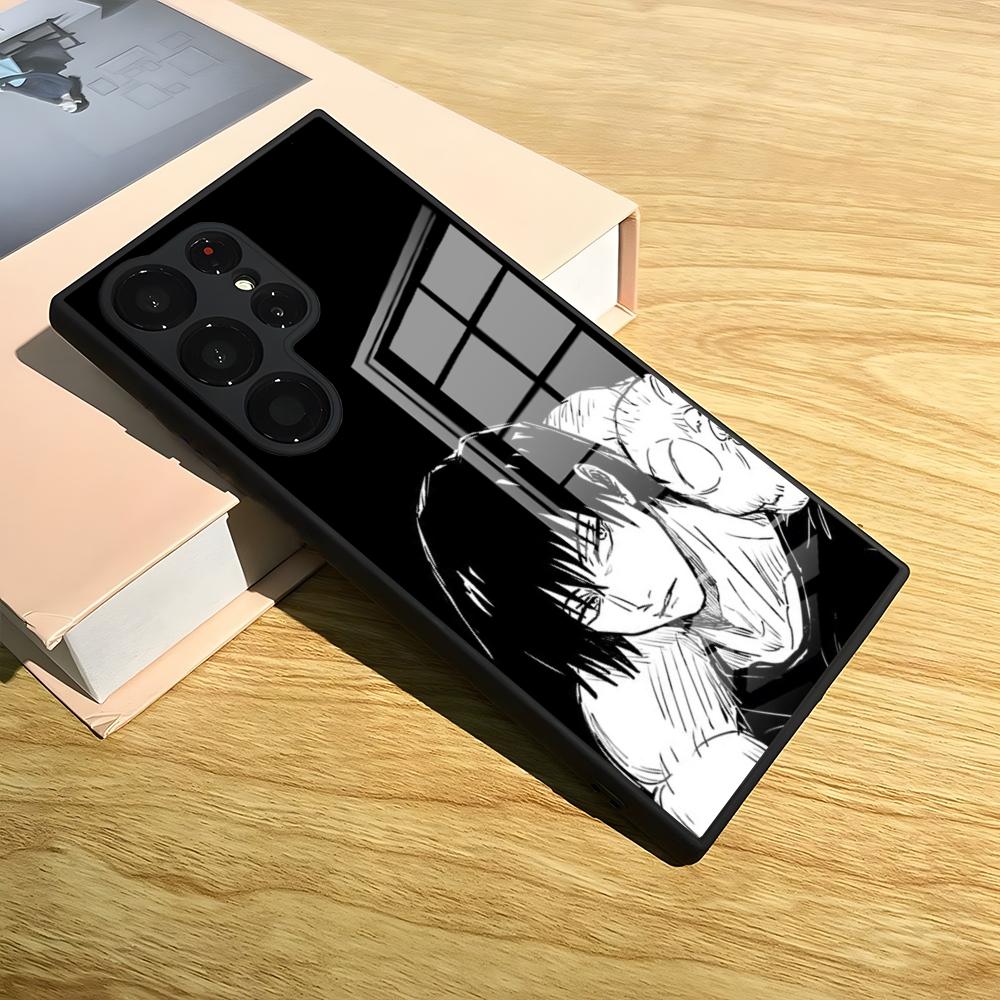 Toji Fushiguro Anime Phone Case For Samsung S24 Ultra S25 S23 S22 S20 Fe S21 Plus A54 A24 A53 A16 A13 Glass Cover