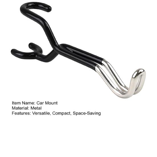 Suporte de Veículo Bow Buddy Suporte Ajustável para Arco Composto para Encosto de Cabeça de Carro Cabide Universal para Haste de Encosto de Cabeça para Caça e Viagens ao Ar Livre