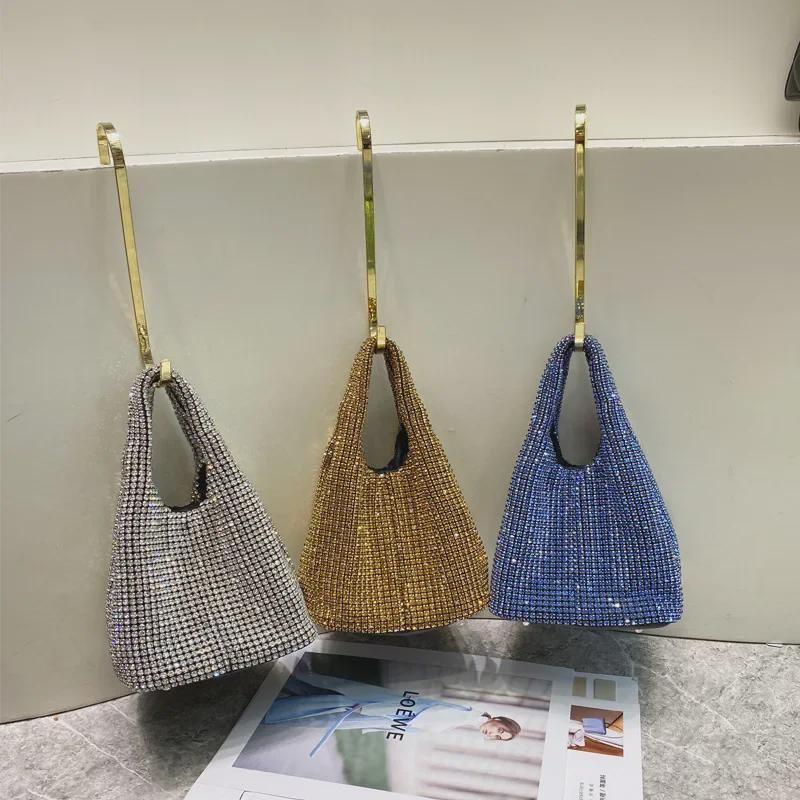 Women's High-End Diamond Clutch Handbag: Elegant Evening Accessory