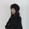 Solid Color British Berets Ear Protection Artist Hat Casual Painter Caps  Girl
