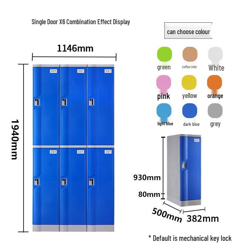 Bogang ABS Plastic Single Door Locker