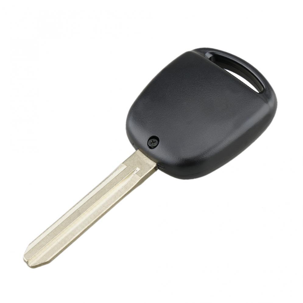 2 Buttons Toy43 Blade Car Remote Key Shell Fit For Toyota With Rubber Button Pad, Serviceable Car Key Housing