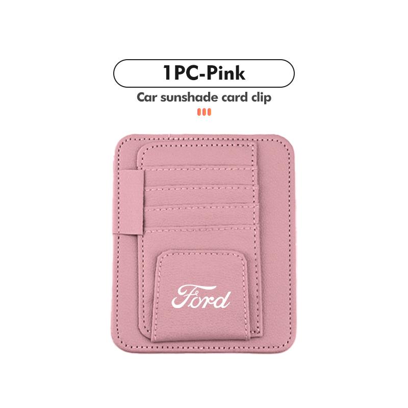 Car Sun Visor Minimalist Glasses Card Clip Sunglasses Holder For Ford Escort KA Flex Everest KA Expedition Falcon Fusion