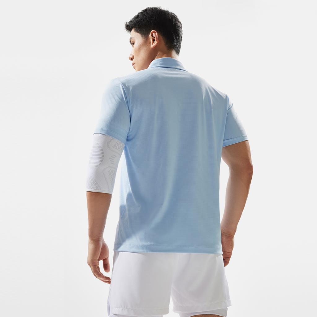 Li Ning Fitness Series Polo Shirt Men's Glacier Blue APLU123-2