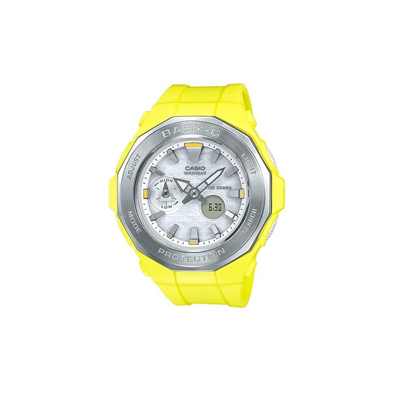 

Casio CASIOBABY-G Series Yellow Waterproof and Shockproof Women s Luminous Electronic Watch Fully Automatic Calendar Quartz Movement Resin BGA-225-9A жёлтый