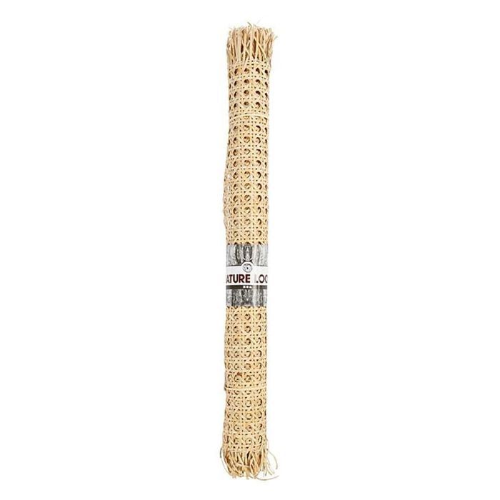 4 rouleaux de cannage en rotin tressage large 40 x 50 cm
