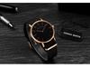 Men's Minimalist Waterproof Leather Strap Quartz Watch