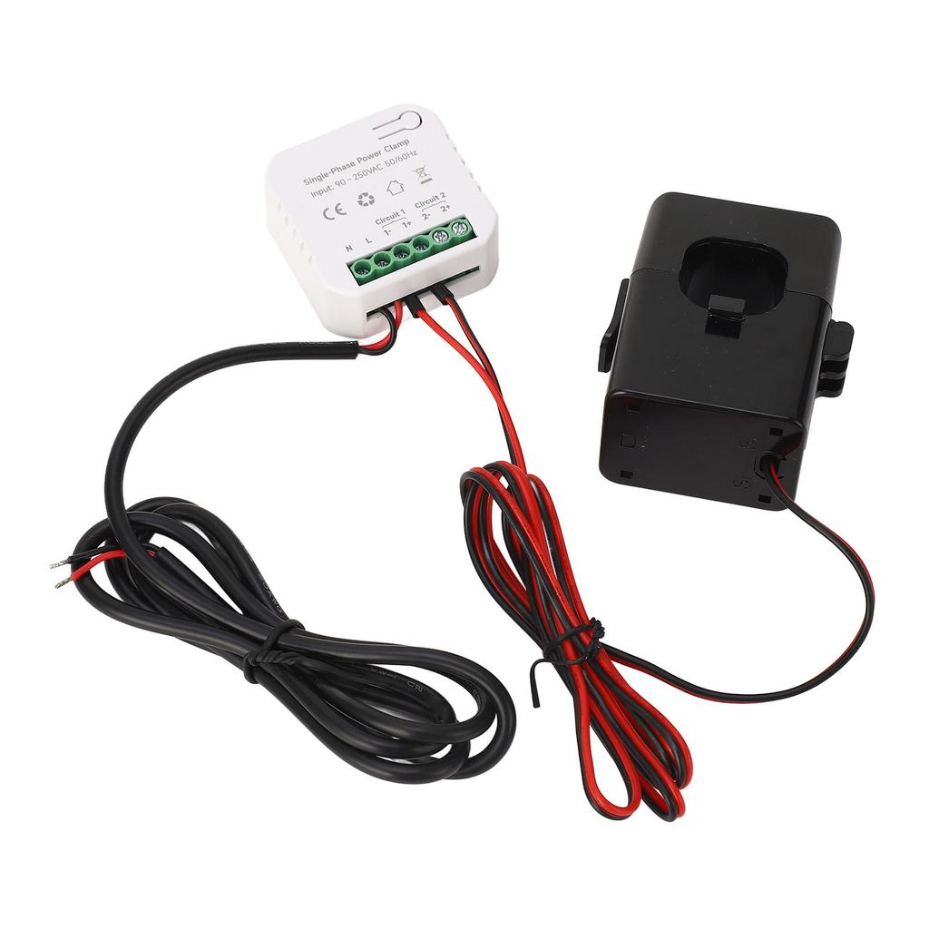 90‑250VAC Smart Energy Meter 2 Way Bilateral Real Time APP Monitor Electric Meter with 200A Current Transformer