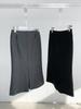 Dorothy Spring Korean Slimming Fishtail Midi Skirt - Versatile Solid Color with Tempered Slit for Women