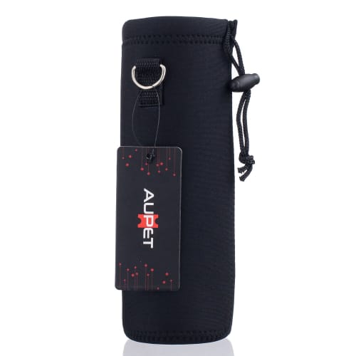 AUPET Portable Water Bottle Cover with Adjustable Shoulder Strap, Fits Bottles Up To 3.14 Inches In Diameter (750ML, PBC-21)
