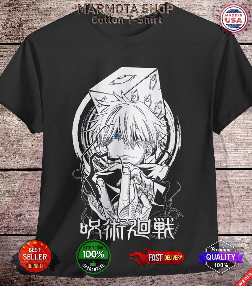 

Gojo Satoru Jujutsu Kaisen T-Shirt Sukuna Anime Japanese Tee Shirt Manga JJK 4XL