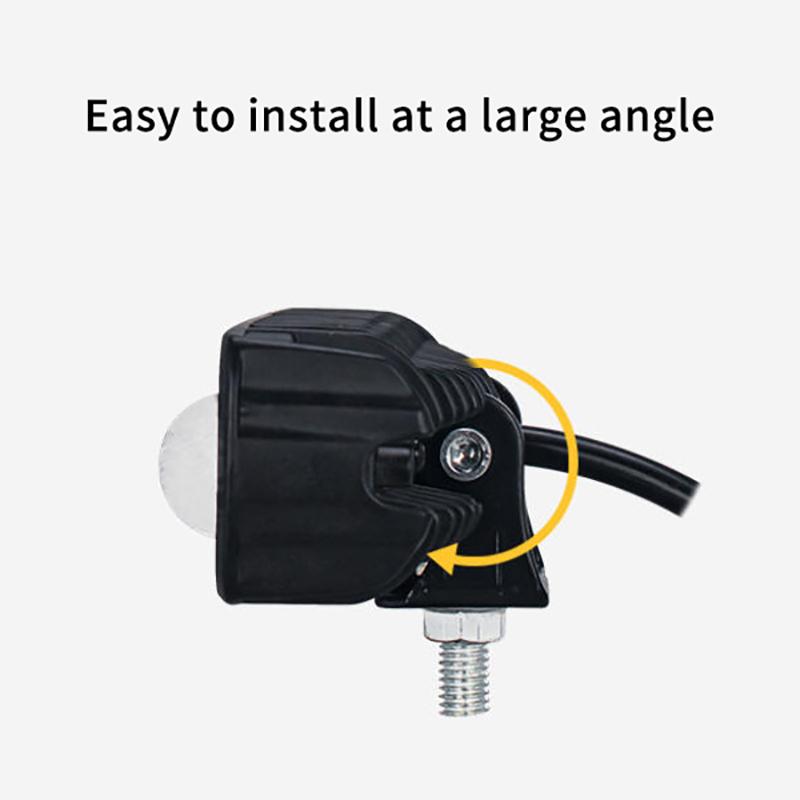 Forklift Warning Light 27W 9Led Truck Safety Work Light Bar 12-80W Red Flood Beam Danger Zone Warning Lamp Side Line Marker
