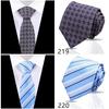 Men's High-Grade Black and Red Striped Silk Tie for Formal and Wedding Wear - 8CM