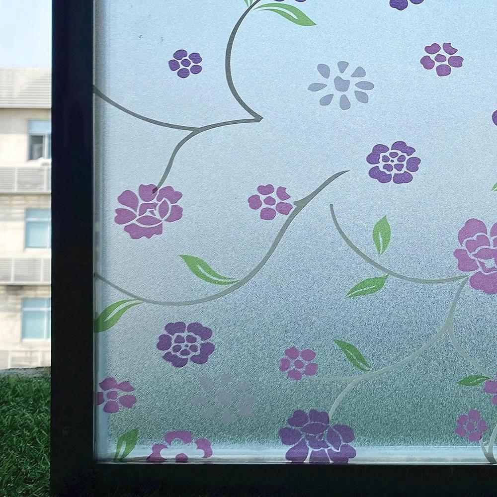 Privacy Film Static Window Clings Vinyl 3D Window Decal Stickers Rainbow Window Film for Glass Door Heat Control Anti UV
