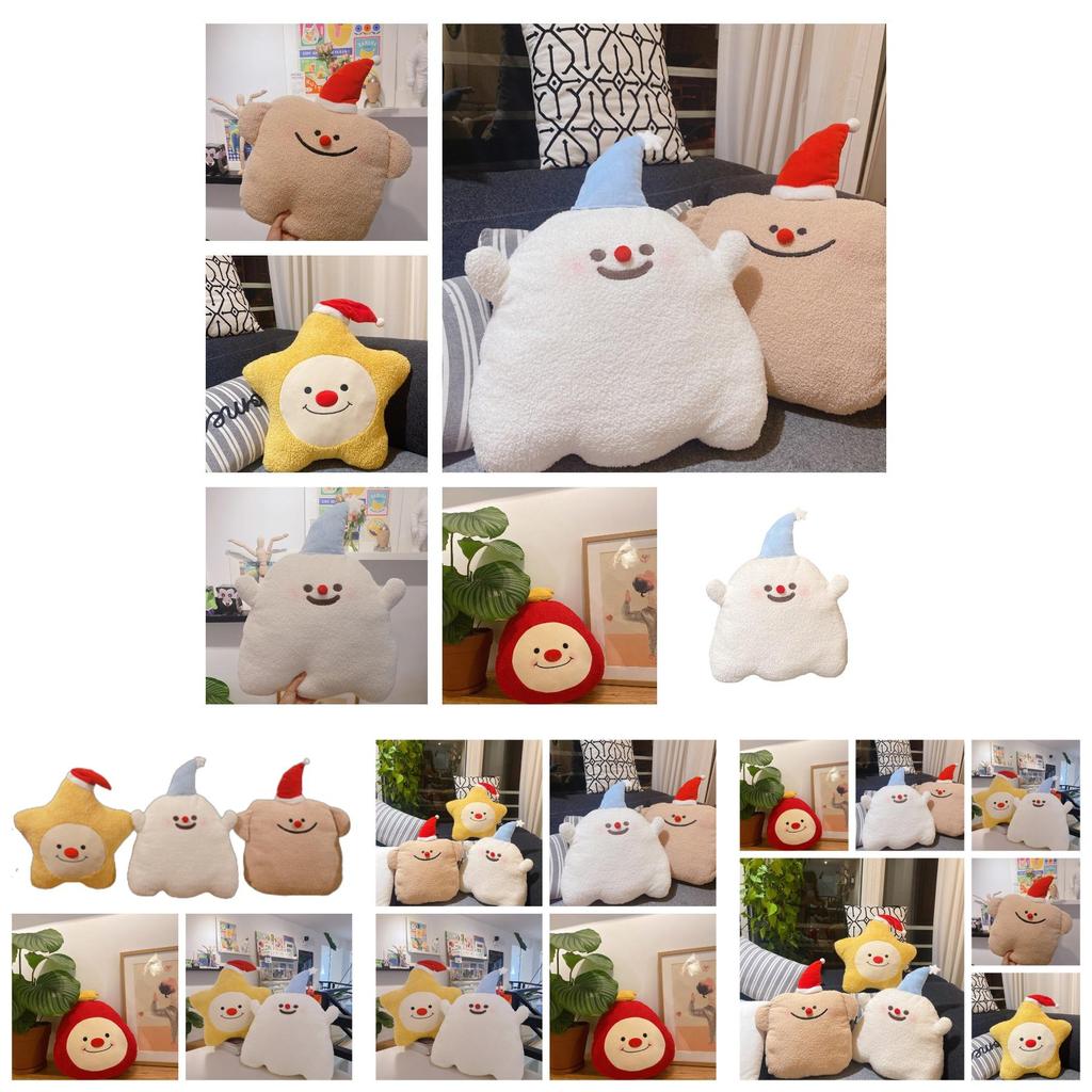Cartoon Weihnachten Plüschtier Stern Kissen Kleiner Geist Kissen
