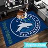Custom Name Rug Minnesota Logo Area Rug Suitable for Indoor And Outdoor,Carpets for Homes, Offices,Living Rooms,Home Decor,Christmas Gift