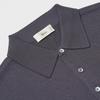 VERNO 24Ss Linen Like Polo Knit Gray