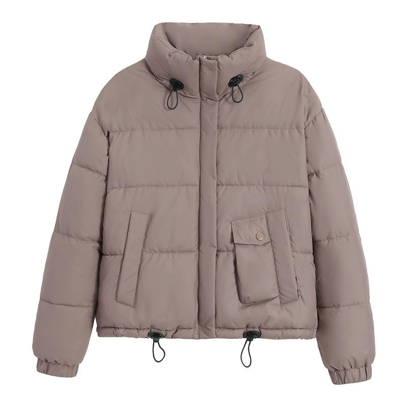 Cotton Jacket Women's Short Loose Stand-up Collar New Padded Jacket Women's Winter 2025 Thickened Cotton Jacket