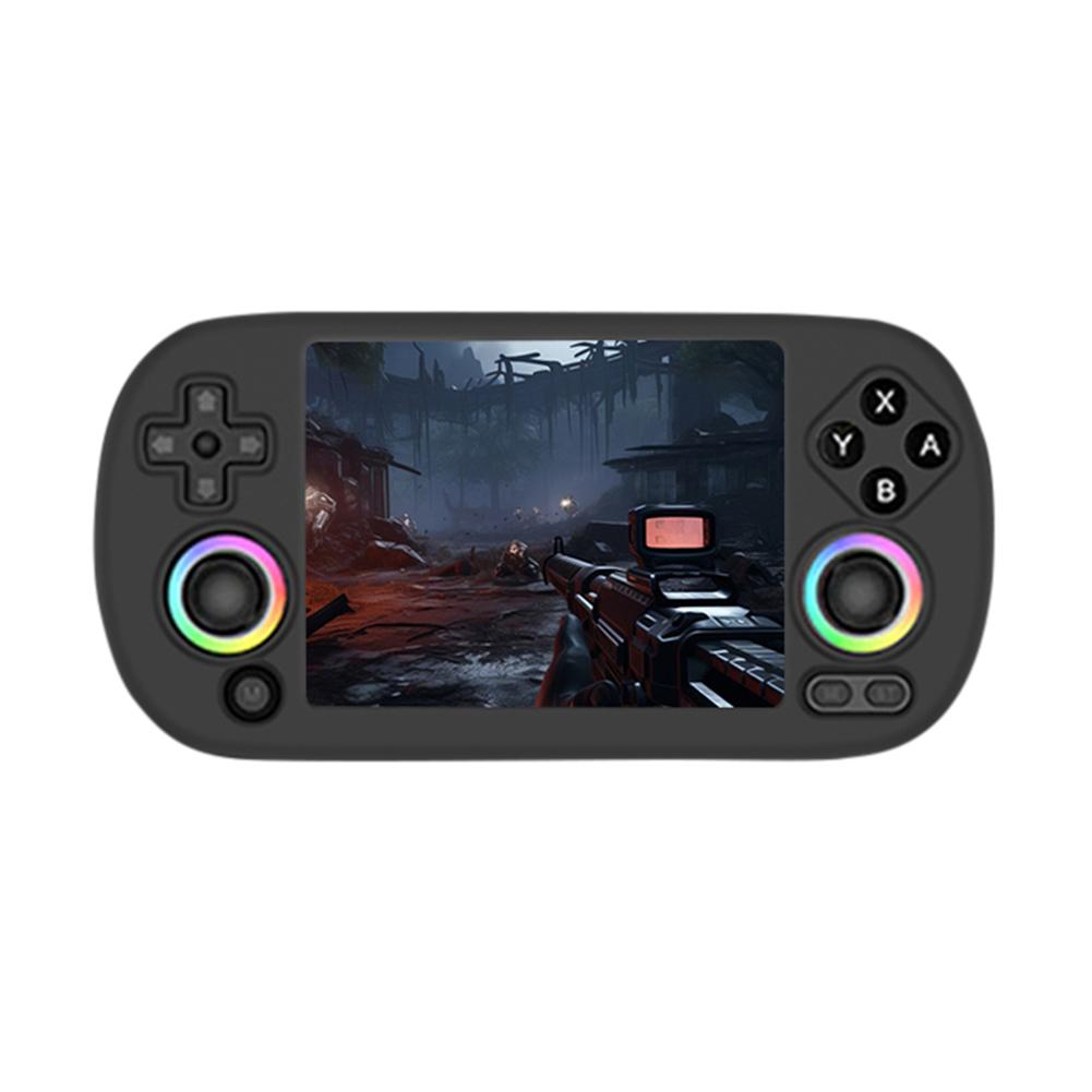 Silikonhülle Schutzhülle Stoßfestes Schutzhülle Sleeve Kratzfeste Schutzabdeckung mit Lanyard für ANBERNIC RG40XX H