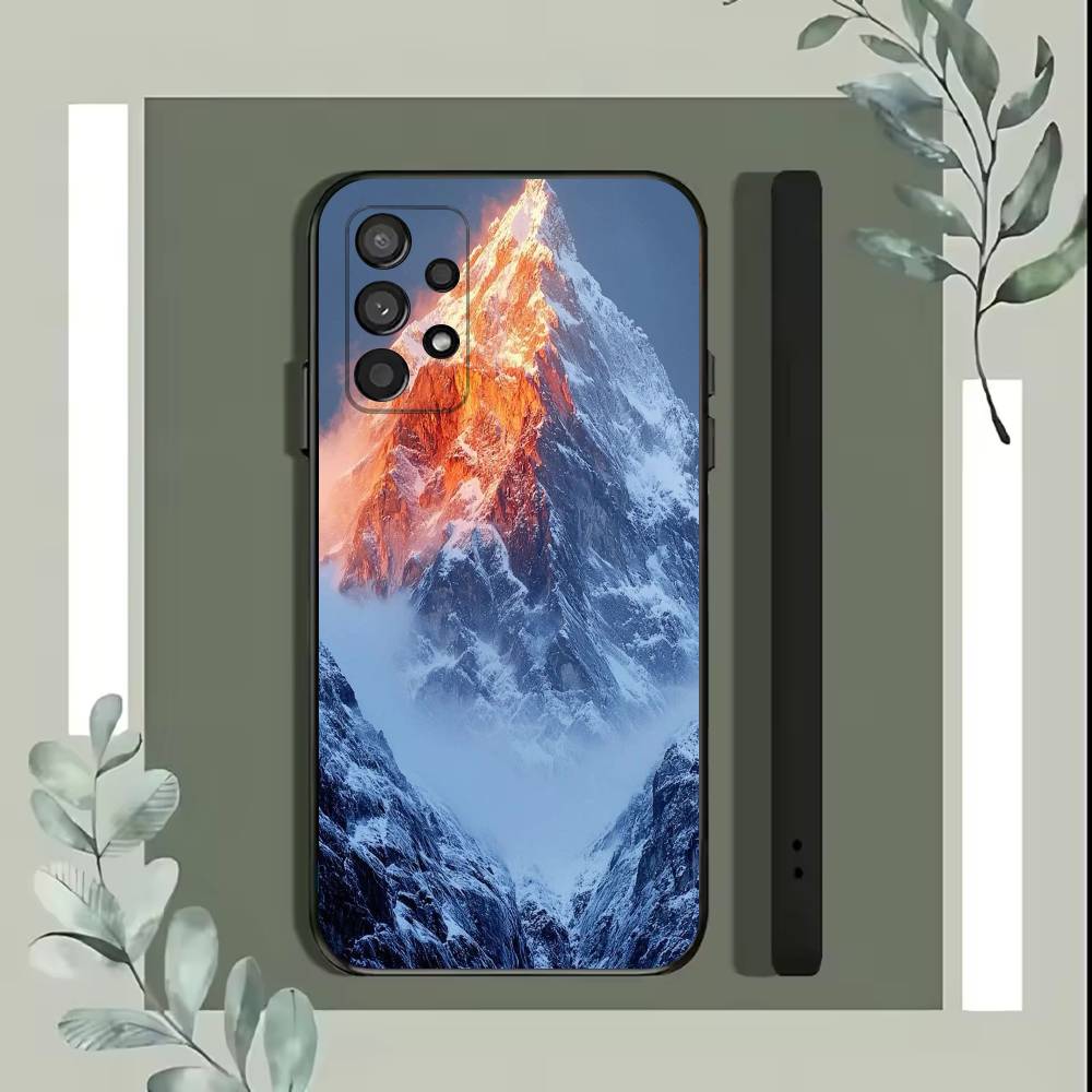 Sacred Mount Everest   Phone Case For Samsung S25,S24,S21,S22,S23,S30,Ultra,S20,Plus,Fe,Lite,5G Black Cover