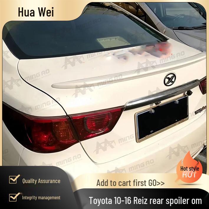 

Задний спойлер Toyota 10-16 Reiz - Установка без сверления Raw - Needs sanding and painting