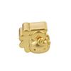 Sterling Silver 999 Hello Kitty Fu Character Lucky Bead Handwoven Rope DIY Jewelry Accessory