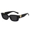 Retro Rectangle Sunglasses Women Brand Designer Vintage Small Frame Sun Glasses Ladies Classic Black Square