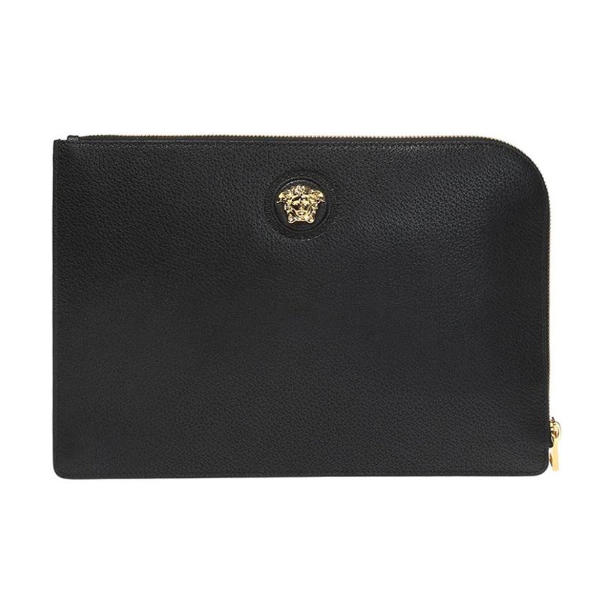 Versace Medusa Leather Clutch Men Clutch