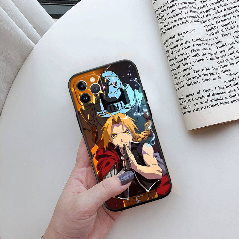 MH62 Fullmetal Alchemist Phone Shell Case for iPhone 7 8 11 12 13 14 15 16 17 16E XS Pro Max XR X SE Air