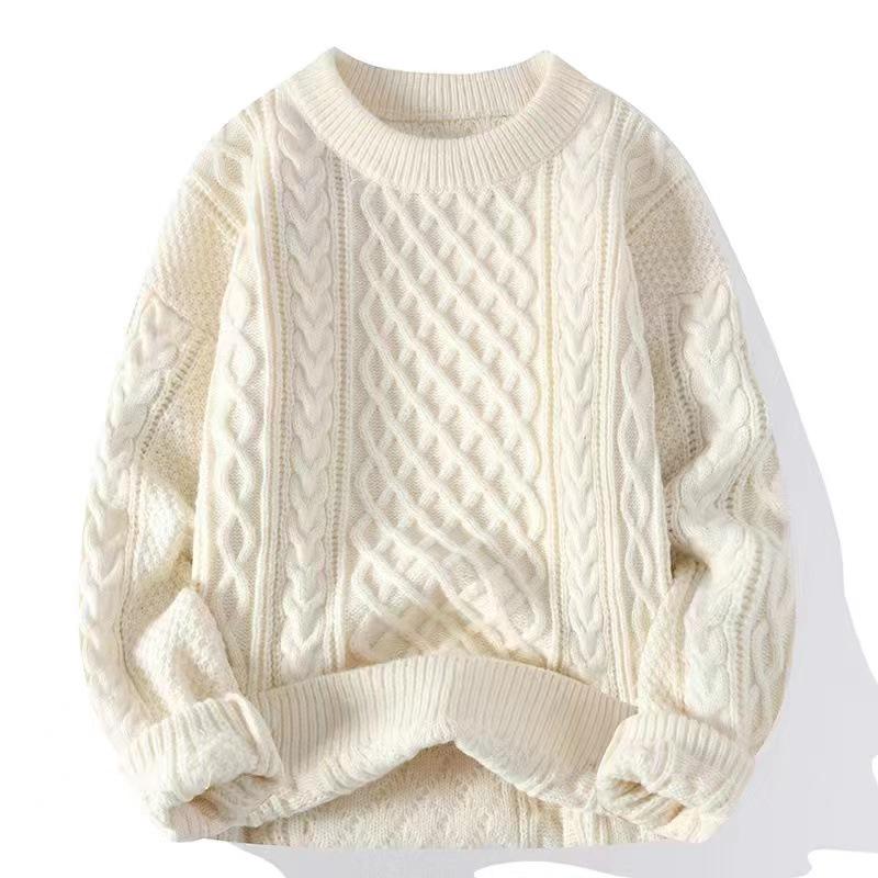 Wine Red Zodiac Year Knitted Sweater for Men and Women - Christmas and Winter Fashion