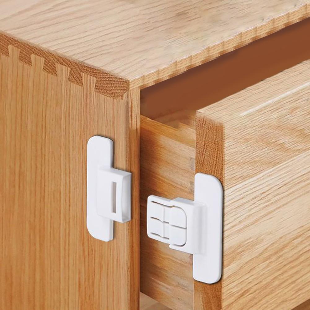 Cabinet Lock Refrigerator Lock Security Buckle Daily Use