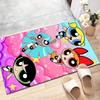 1pc Powerpuff Design Printed Area Rug Carpet for Bedroom Living Room Home Decor Rugs Mat Non Slip Mat Rug for Bedside
