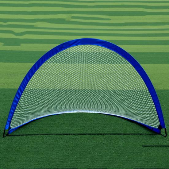 Outdoor Movable Soccer Goal Net Enhance Accuracy & Skills Improve Wear-Resistant Foldable Football Shot Mesh Practice Football Target Net