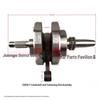 Connecting Rod Crankshaft for Huayang T2T4, Bosuer M3, Extreme Thief 3, Zongshen CB250-F Big Head Engine