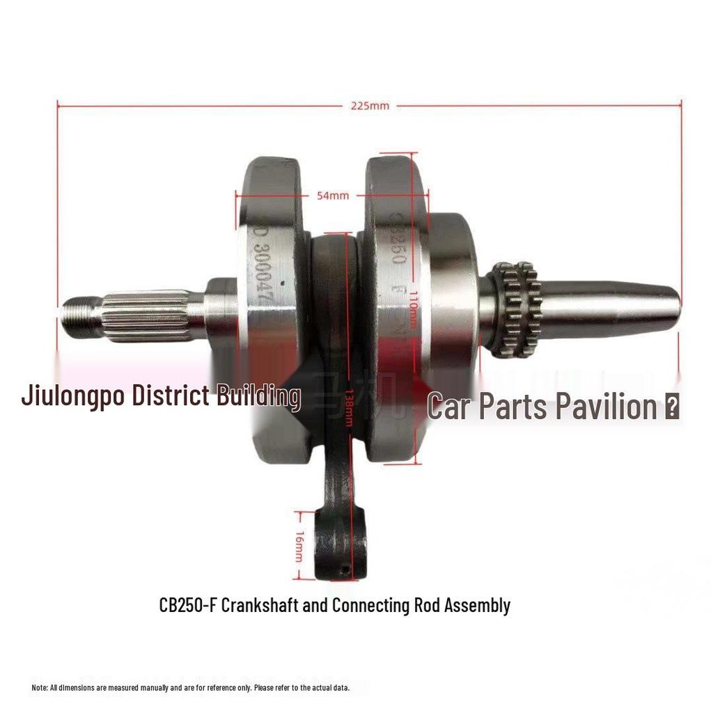 Connecting Rod Crankshaft for Huayang T2T4, Bosuer M3, Extreme Thief 3, Zongshen CB250-F Big Head Engine