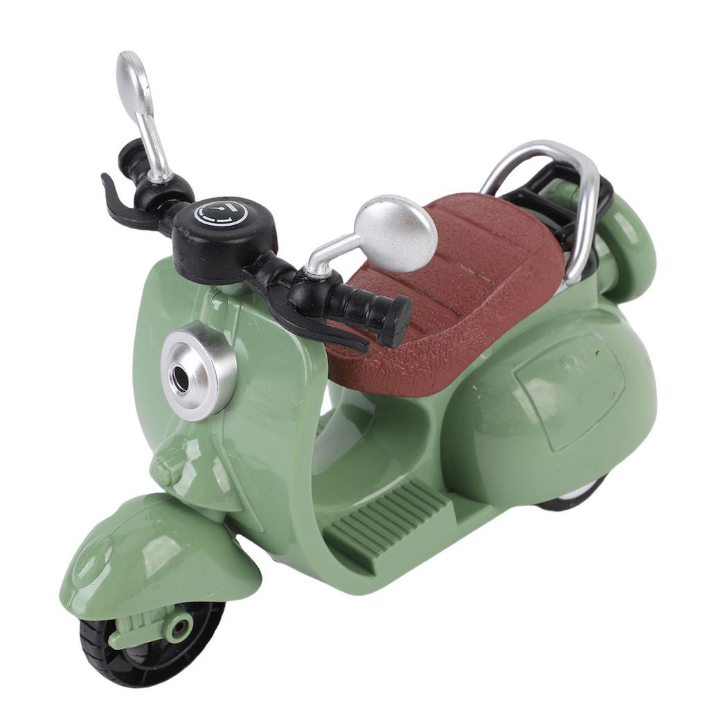 Scooter for Dolls Desktop Decoration Cute Mini Doll Scooter Vehicles Toy Battery Powered Green