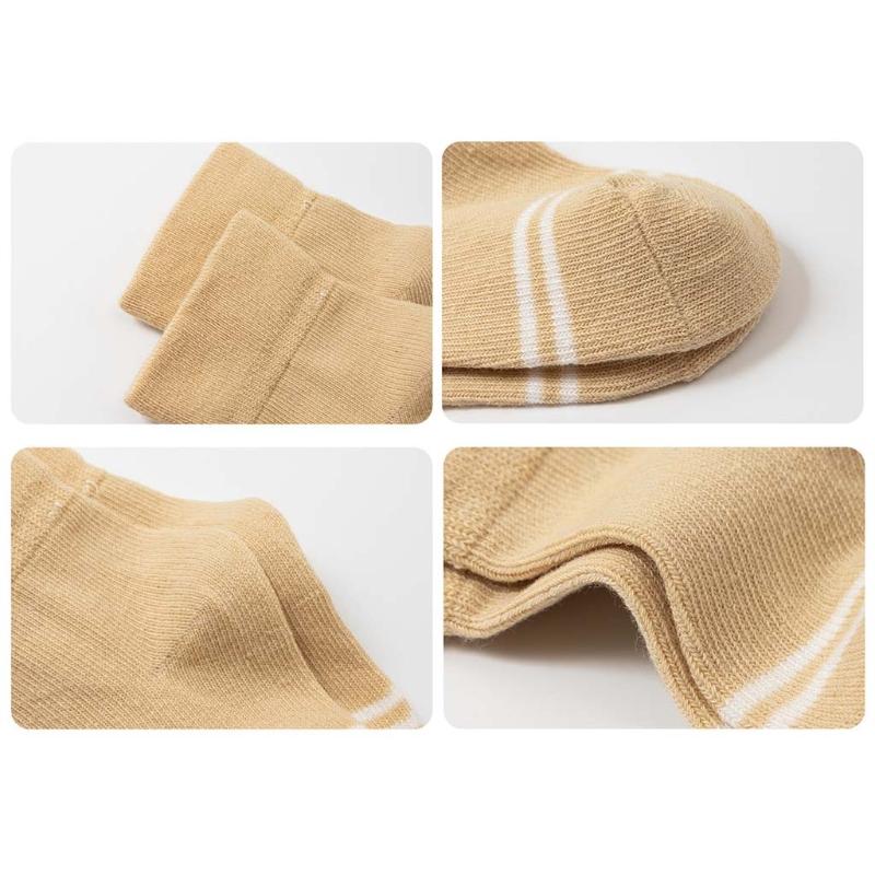 4 Pairs/Set Baby Gloves Socks Bundle 0-3 Months Anti Scratch Soft Mittens Newborn Set Elastic Stockings for Baby Gift