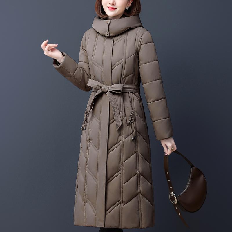 Women's Long Coats Winter Parkas Hooded Thick Warm Casual Woman Jackets