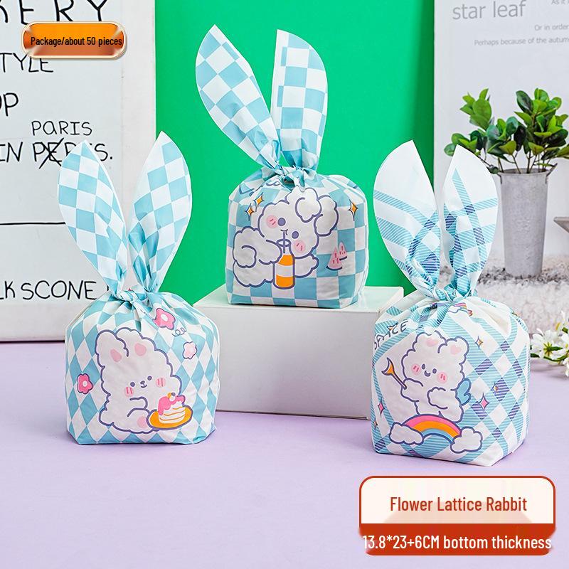 Children's Day Gift Bag: Snowflake Crisps, Snacks, Biscuits, Candy Rabbit Ear Packaging