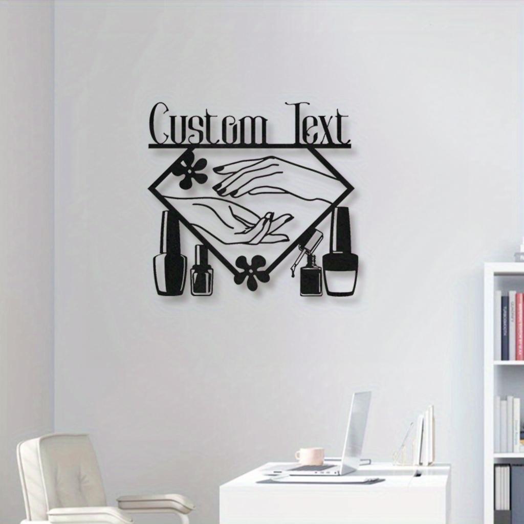 Retro Metal Wall Art for Salon - Nail Beauty Sign Home Decor, Unique Durable Gift