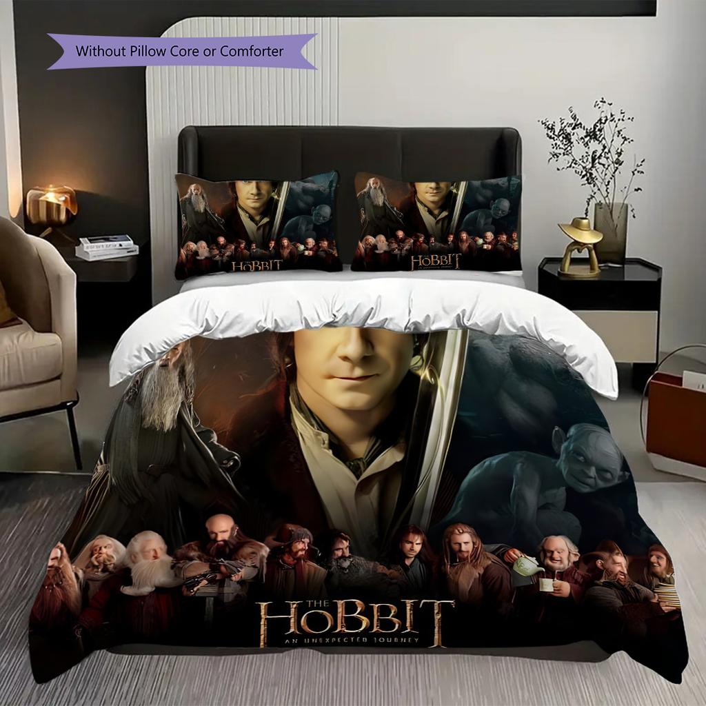 Fantasy Wizard Adventure Set Threepiece Set 1 Duvet Cover 2 Pillowcase Without Core Soft And Comfortable Christmas Birthday Gift