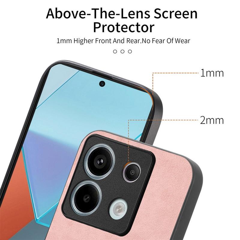Luksus for Magsafe Magnetisk Deksel for Xiaomi 13t Poco X6 F6 Pro Redmi Note 14 13 Pro K70e 13c PU Lær Støtsikkert TPU Hybrid PC Ensfarvet Deksel