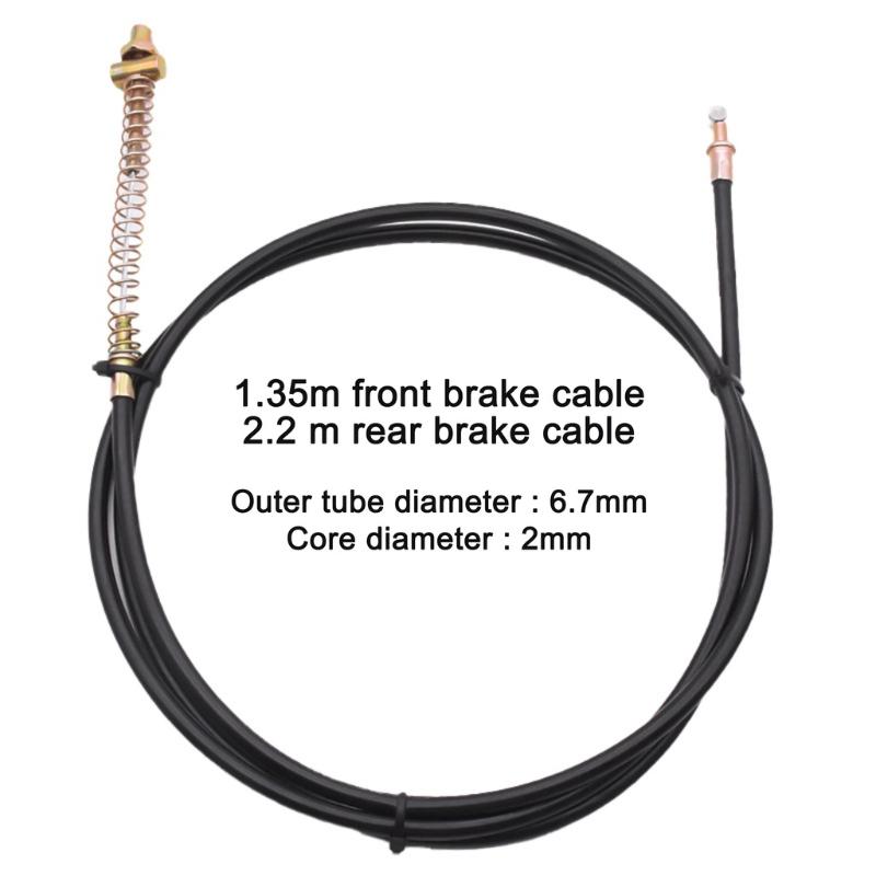 Ebike Rear Drum Brake Line Electric Scooter Brake Cable Rear Front Cable Replace For Electric Bike Moto Parts Accessories