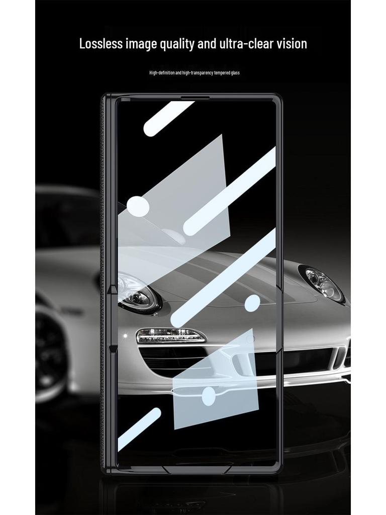 Samsung Z Fold7 Electroplated Leather Magnetic Case with Bracket - Anti-drop Protective Cover