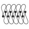 30pcs Ball Elastic Tarpaulin Tied Rope 15cm Tensioner Tie Accessory for Tent