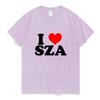 I Love SZA Good Days Graphics Print T-shirt Unisex Women Hip Hop Rapper 90s Vintage Short Sleeve Tees Teen Streetwear Trend T Shirt